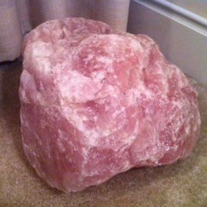 Rose Quarts "LOVE" rocks